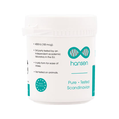 Vitamina D3 (4000 UI) em cápsulas moles