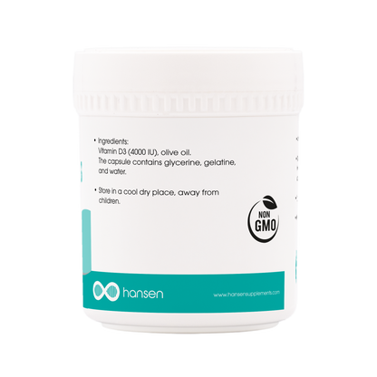 Vitamin D3 (4000 IU) soft gels